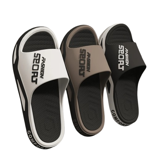 Men’s Sporty Summer Slippers – Non-Slip, Durable Beach & Casual Flip-Flops