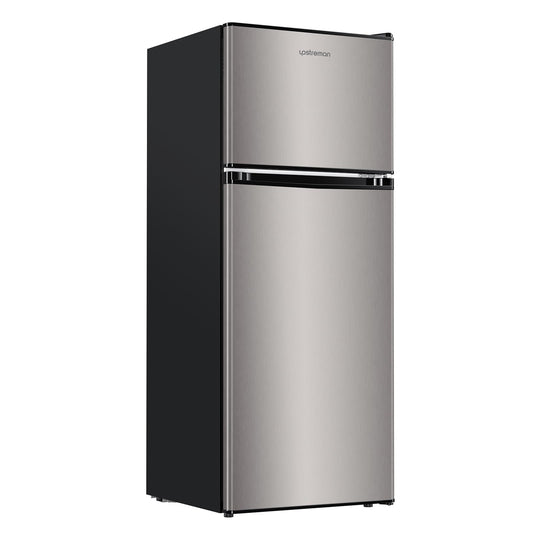 4.0 Cu.Ft Mini Fridge with Freezer – Large Capacity, Double Door, Energy-Efficient