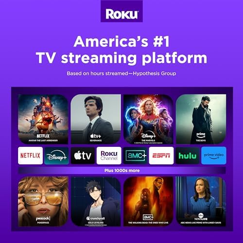 Roku 4K HDR Smart TV – Select Series with Enhanced Voice Remote, Auto Brightness & Seamless Streaming