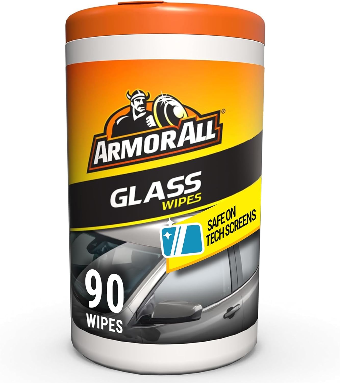 Armor All Protectant, Glass and Cleaning Wipes, Wipes for Car Interior and Car Exterior, 30 Count Each (Pack of 3)