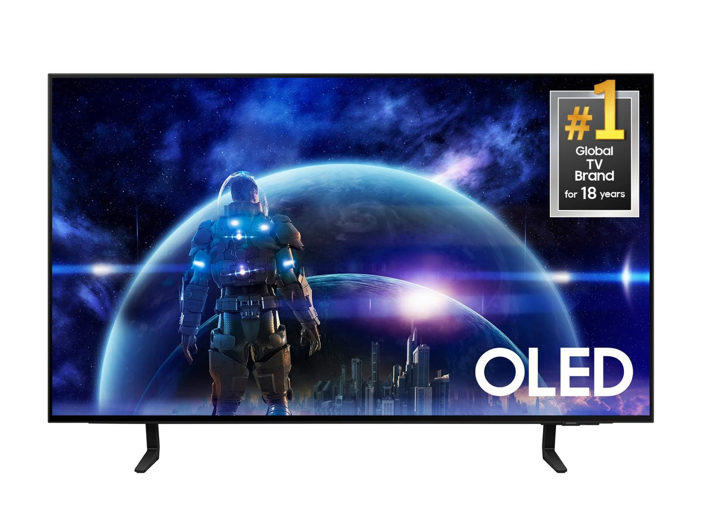 SAMSUNG OLED 4K Smart TV (2024) – S90D Series with Dolby Atmos, Object Tracking Sound, 4K AI Upscaling & Alexa