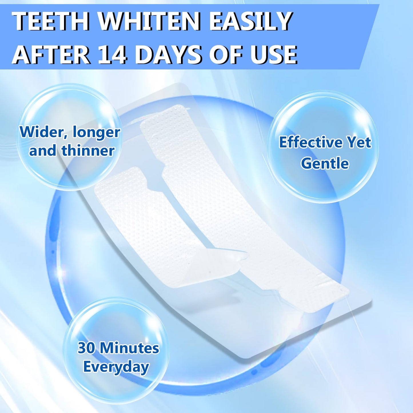 Teeth Whitening Strips - 14 Day Treatments For Teeth Whitening (28 Strips)