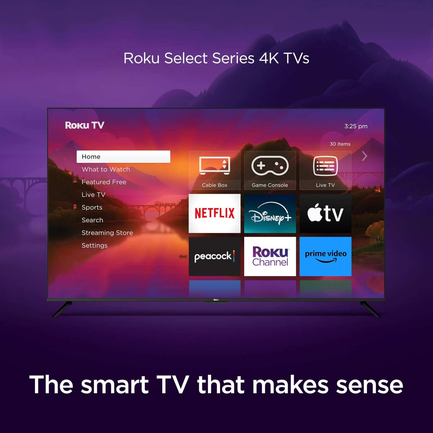 Roku 4K HDR Smart TV – Select Series with Enhanced Voice Remote, Auto Brightness & Seamless Streaming