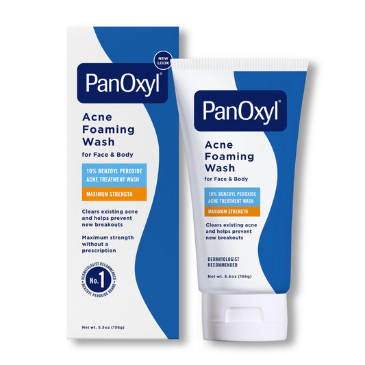 Antimicrobial Acne Foaming Wash With Benzoyl Peroxide - 10% Maximum Strength