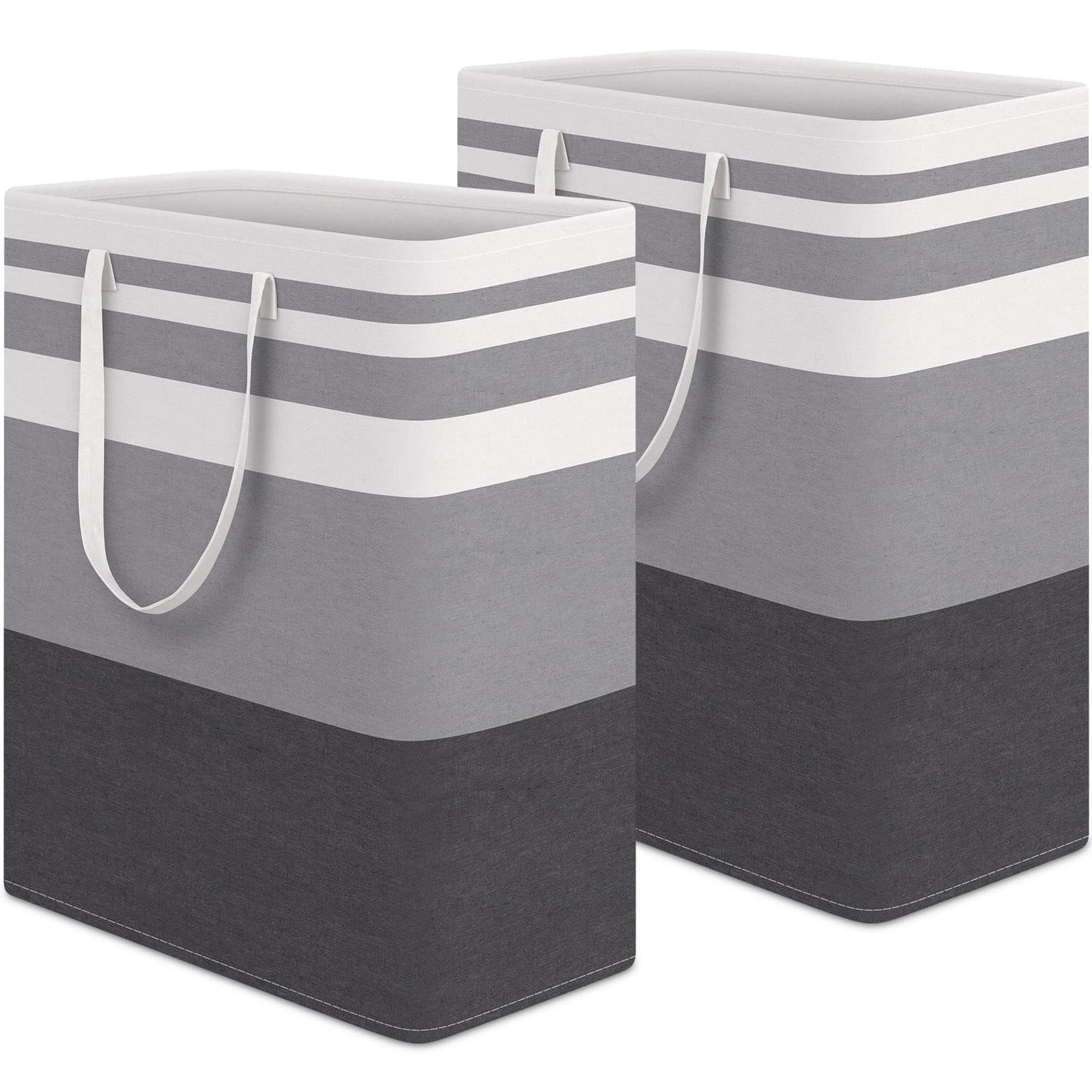 Freestanding 2-Pack Large Laundry Basket, Waterproof