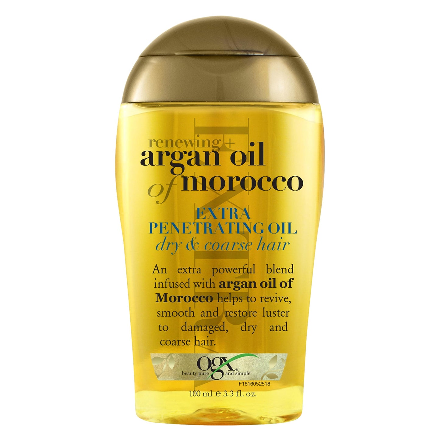 Extra Strength Argan Oil Hair Treatment - Deep Moisturizing Serum for Dry, Damaged & Coarse Hair