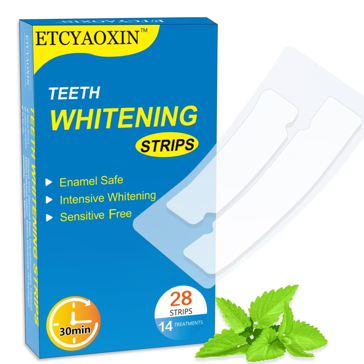 Teeth Whitening Strips - 14 Day Treatments For Teeth Whitening (28 Strips)