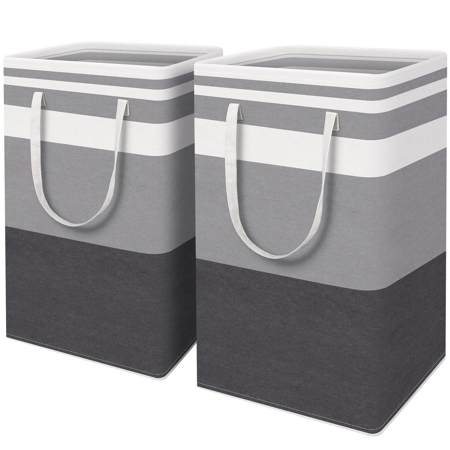 Freestanding 2-Pack Large Laundry Basket, Waterproof