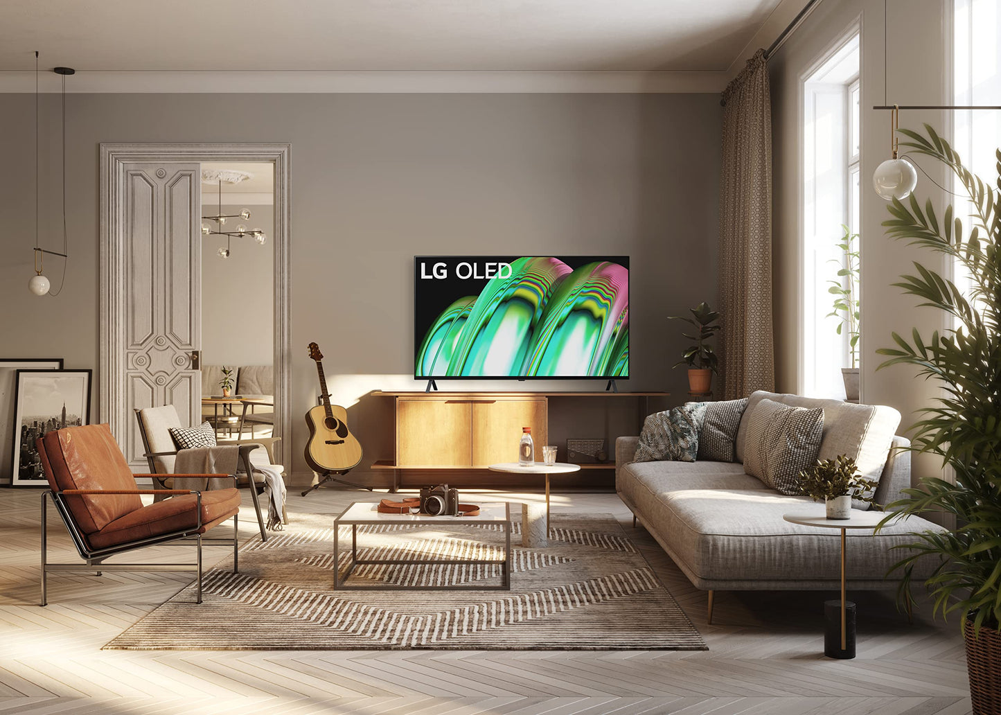 LG 55" A2 Series OLED 4K Smart TV (2022) – AI-Powered, Stunning Picture, & Alexa Built-in