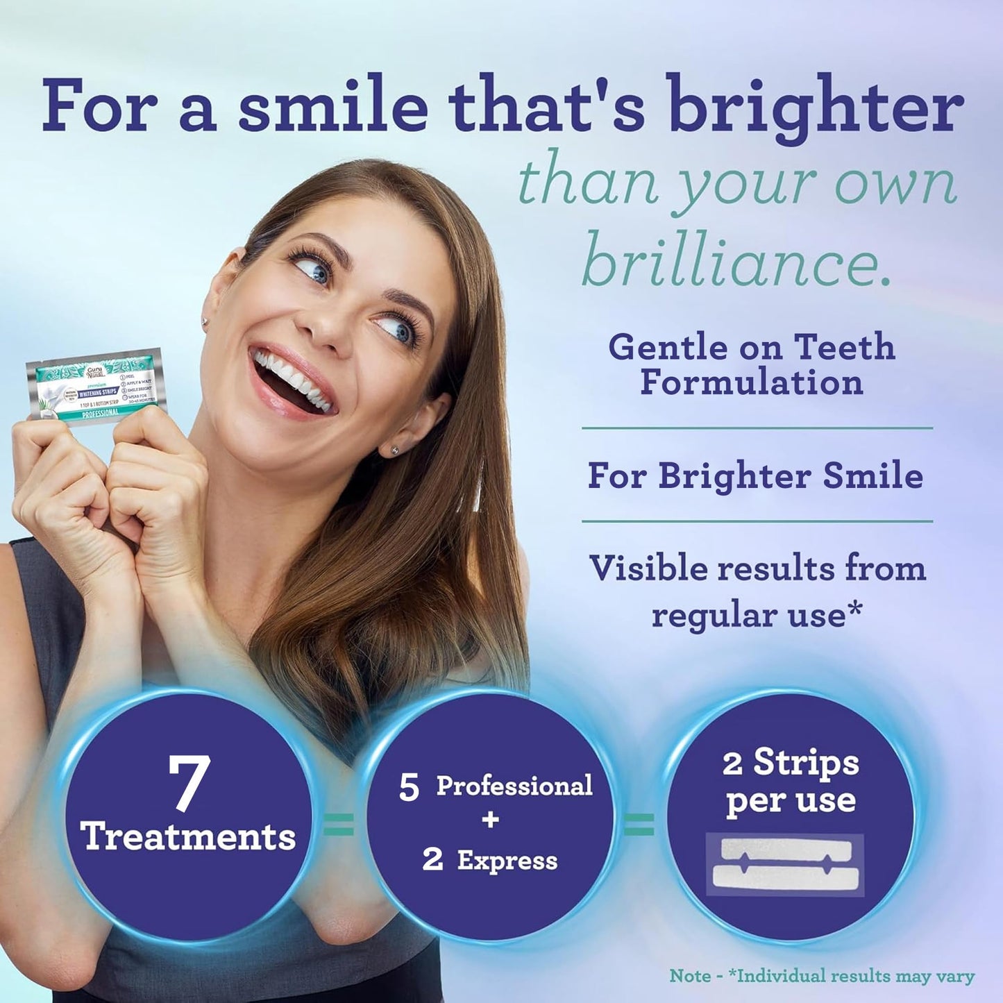 Teeth Whitening Strips - 7-Day Treatment