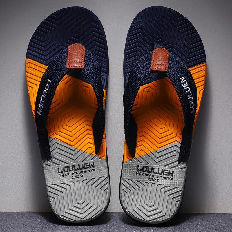 Men’s Summer Beach Flip Flops – Lightweight, Breathable, and Stylish