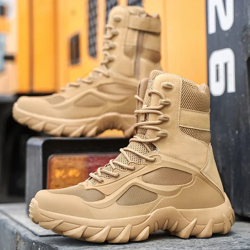 Men’s Tactical Boots – Lightweight, Durable & Non-Slip Military Combat Footwear