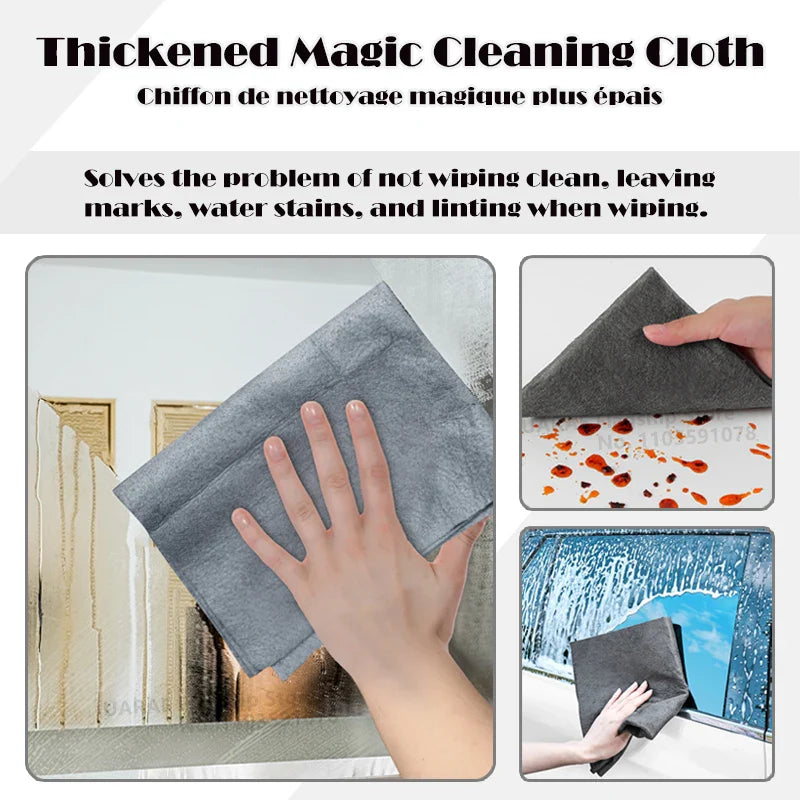 Magic Microfiber Cleaning Cloths – Ultra-Absorbent, Streak-Free & Reusable Towels for Home, Kitchen, Car & Glass Surfaces