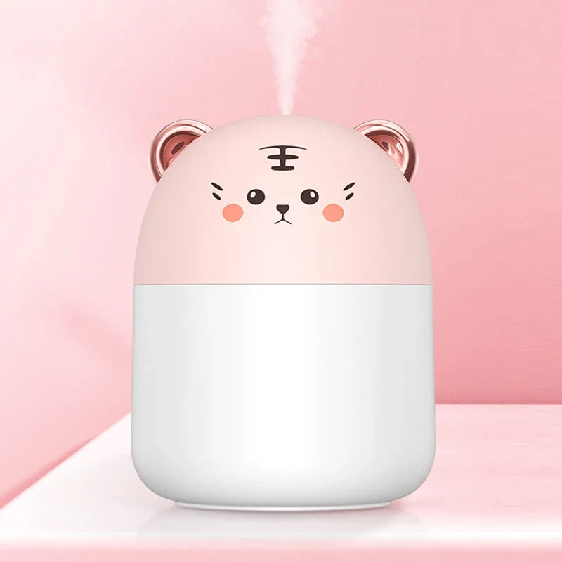 Cute Pet Humidifier – USB-Powered Mini Air Diffuser for Home, Office & Bedroom | Ultra-Quiet Cool Mist & Heavy Fog Spray