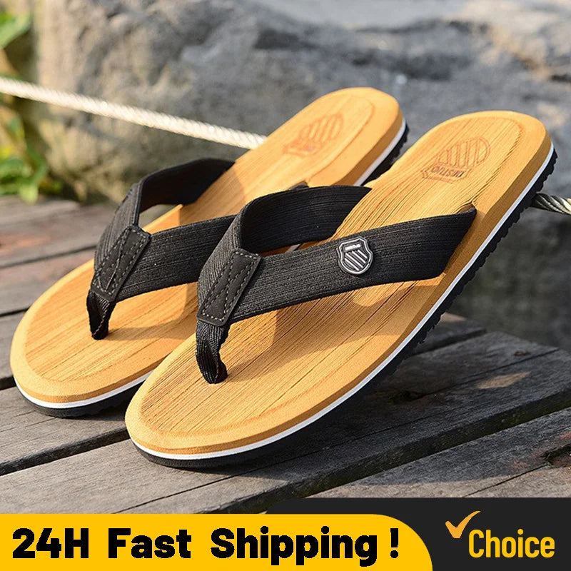 Casual Flip Flops for Men – Comfortable & Non-Slip Summer Sandals