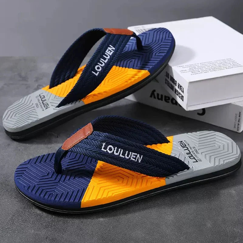 Men’s Summer Beach Flip Flops – Lightweight, Breathable, and Stylish