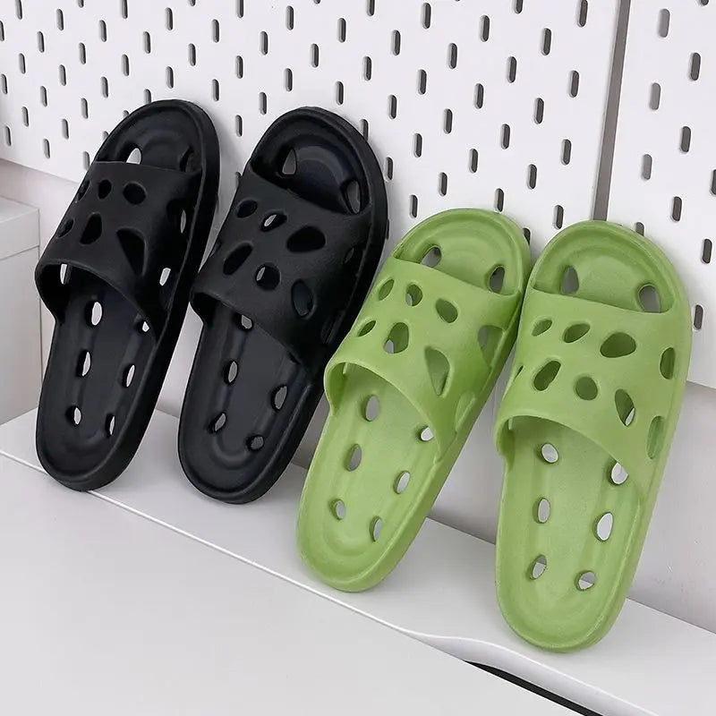 Soft Shower Slippers – Anti-Slip Indoor & Outdoor Slides for Women