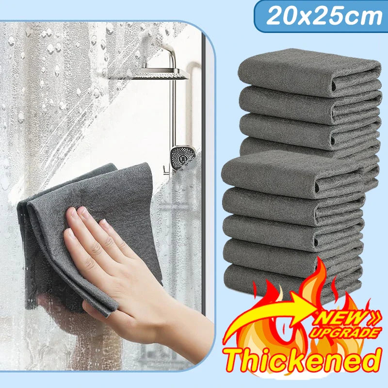 Magic Microfiber Cleaning Cloths – Ultra-Absorbent, Streak-Free & Reusable Towels for Home, Kitchen, Car & Glass Surfaces