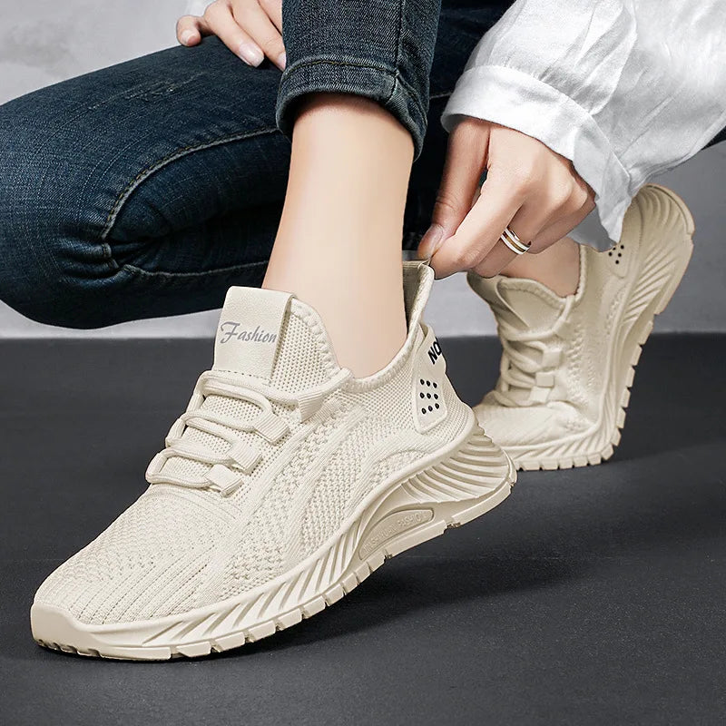 Women's Ultra-Light Breathable Mesh Sneakers – Stylish & Comfortable Casual Shoes