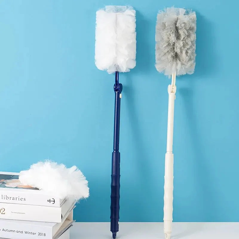 Extendable Electrostatic Duster – High-Reach Dust Collector with Disposable Fiber Cloths | Ideal for Home, Office & Hard-to-Reach Areas