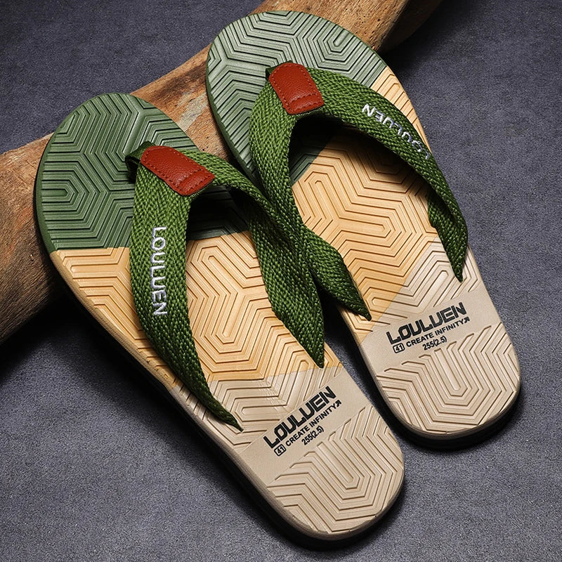 Men’s Summer Beach Flip Flops – Lightweight, Breathable, and Stylish