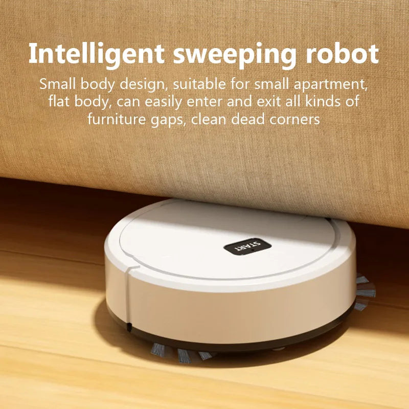 Smart Automatic Sweeping Robot – 3-in-1 Vacuum, Mop & Sweeper for Effortless Home Cleaning