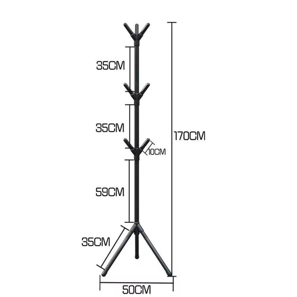 Modern Floor-Standing Clothes Rack – Easy-to-Install, Lightweight Coat & Hat Shelf for Home & Bedroom Organization