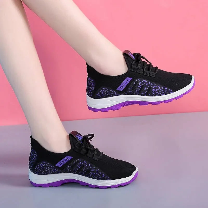 Women's Platform Sneakers – Lightweight, Breathable Mesh | Stylish, Comfortable & Durable