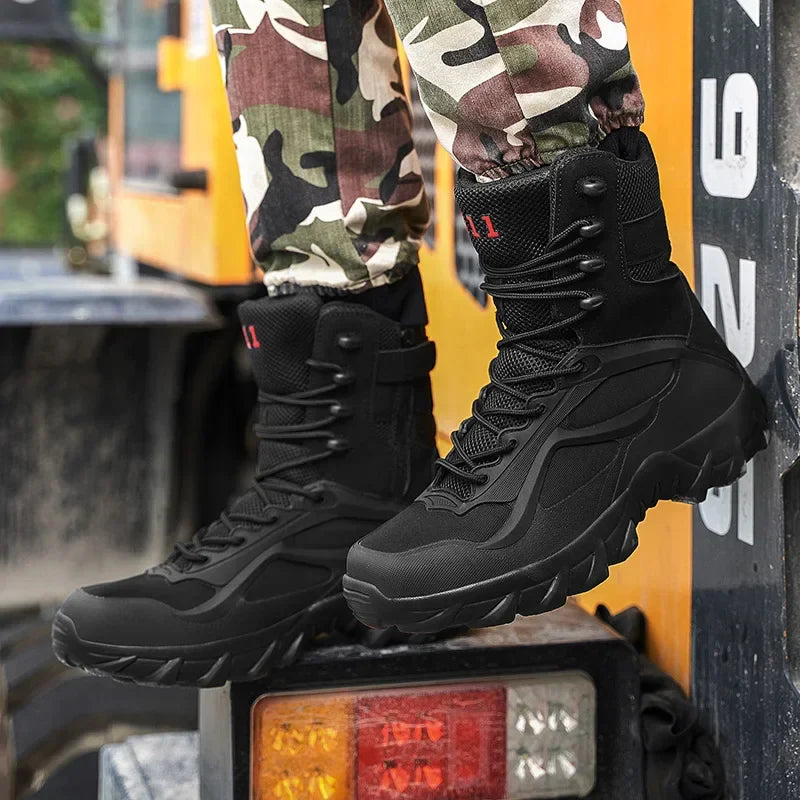 Men’s Tactical Boots – Lightweight, Durable & Non-Slip Military Combat Footwear