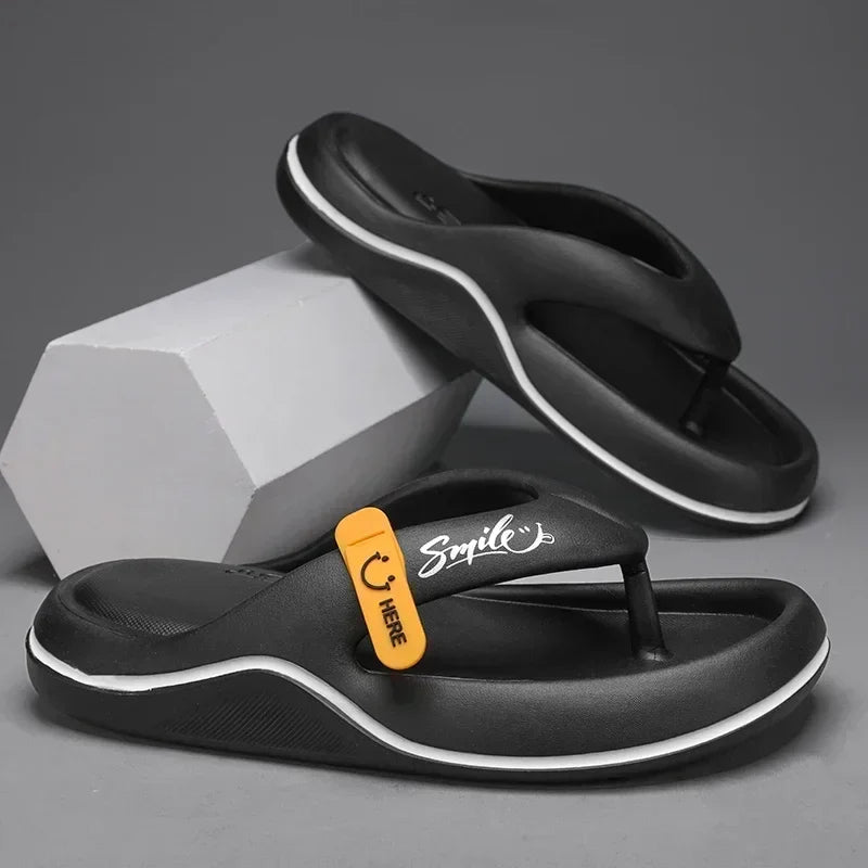 Men’s Summer Slippers – Luxury Non-Slip Indoor & Outdoor Sandals