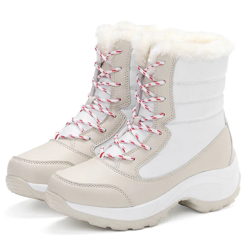 Women's Snow Boots – Waterproof, Fur-Lined, Non-Slip Winter Platform Boots