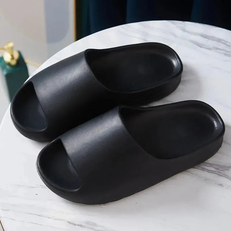 Thick Sole Slippers – Ultra Soft, Non-Slip Indoor & Outdoor Sandals for Men & Women