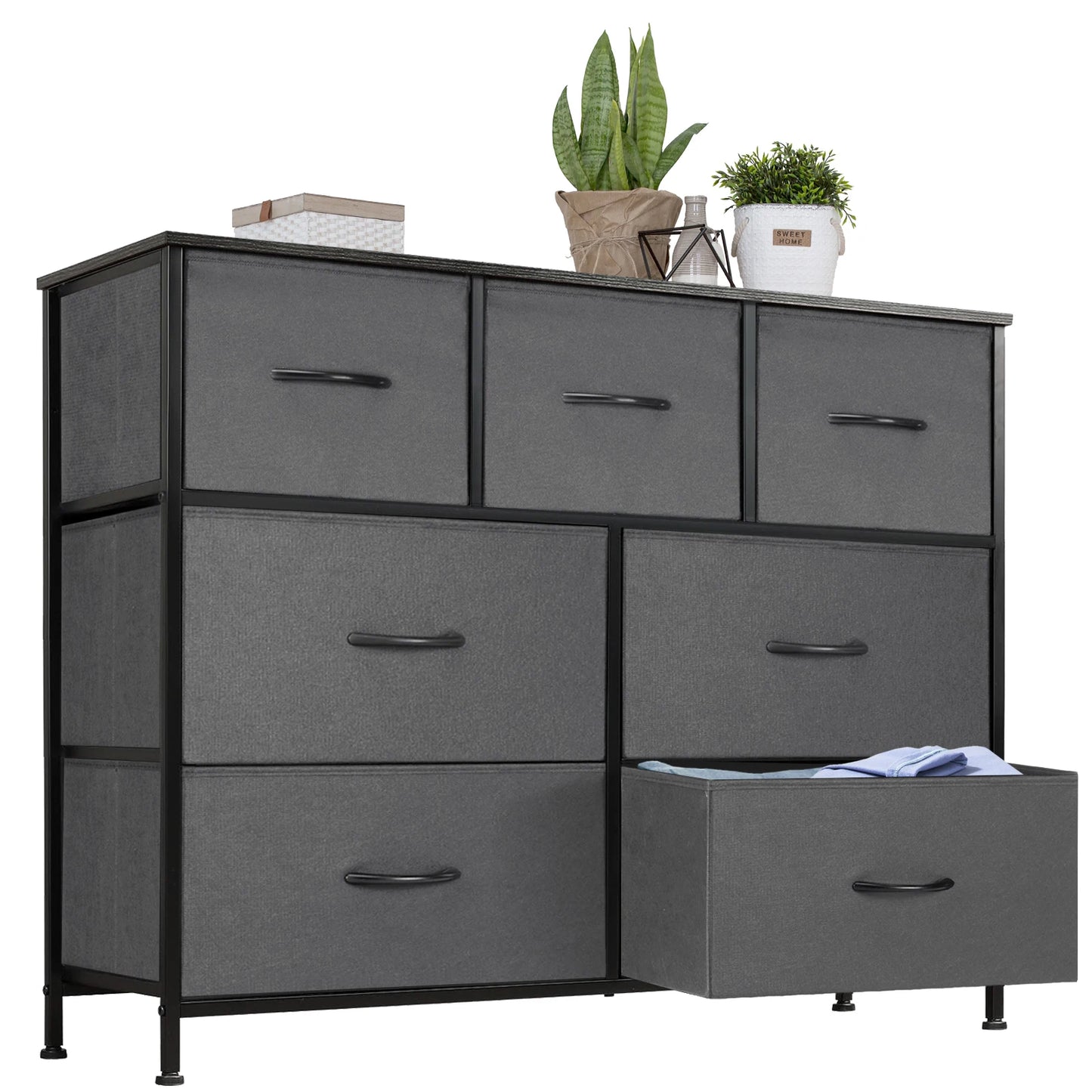 7-Drawer Dresser for Bedroom – Fabric Storage Chest & Closet Organizer for Clothes & Living Room