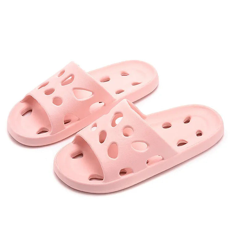 Soft Shower Slippers – Anti-Slip Indoor & Outdoor Slides for Women