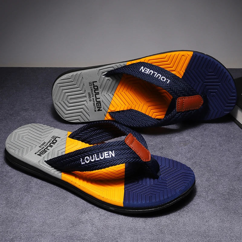 Men’s Summer Beach Flip Flops – Lightweight, Breathable, and Stylish