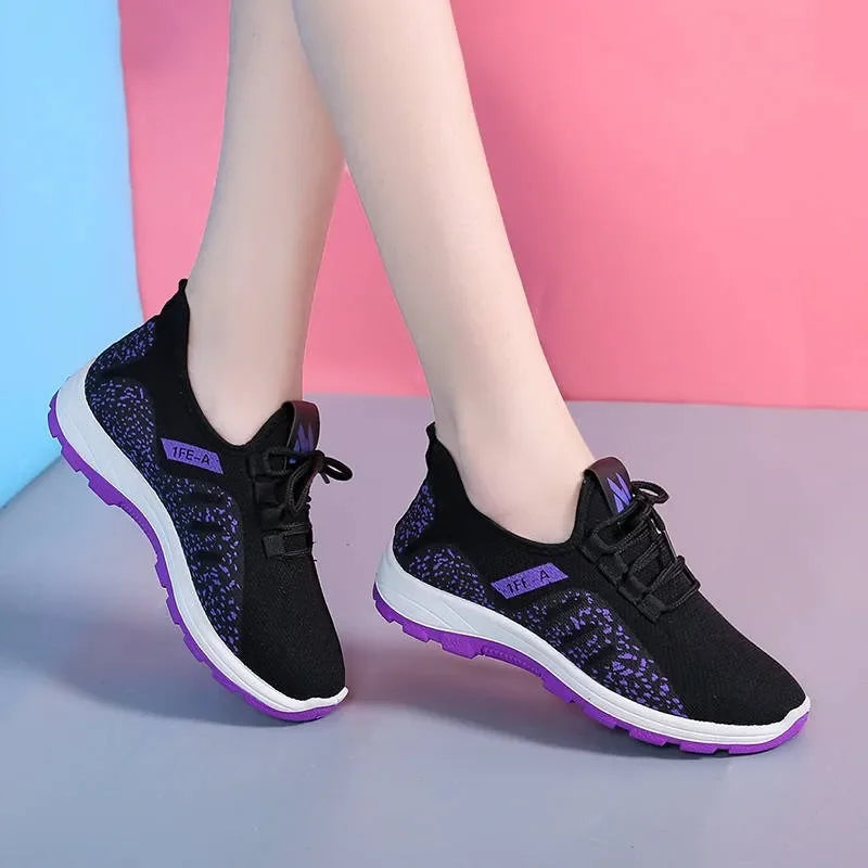 Women's Platform Sneakers – Lightweight, Breathable Mesh | Stylish, Comfortable & Durable