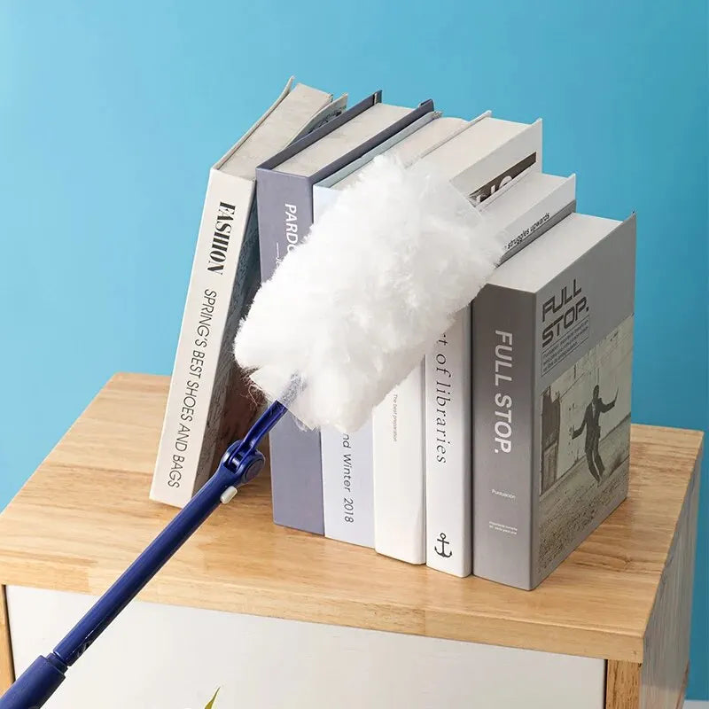 Extendable Electrostatic Duster – High-Reach Dust Collector with Disposable Fiber Cloths | Ideal for Home, Office & Hard-to-Reach Areas