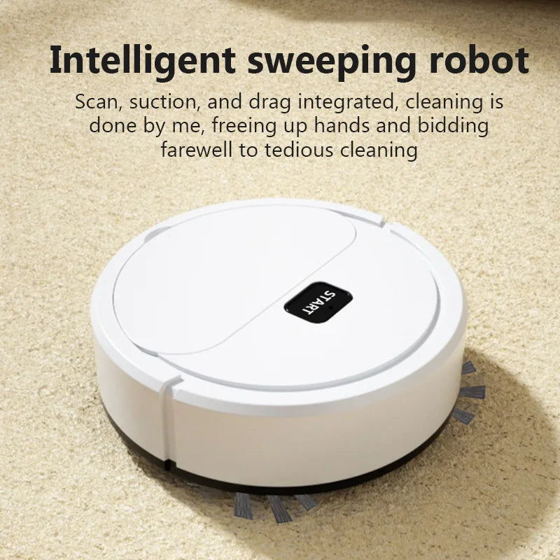 Smart Automatic Sweeping Robot – 3-in-1 Vacuum, Mop & Sweeper for Effortless Home Cleaning