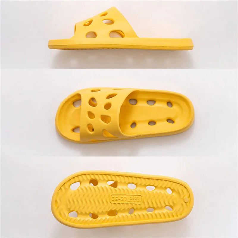 Soft Shower Slippers – Anti-Slip Indoor & Outdoor Slides for Women