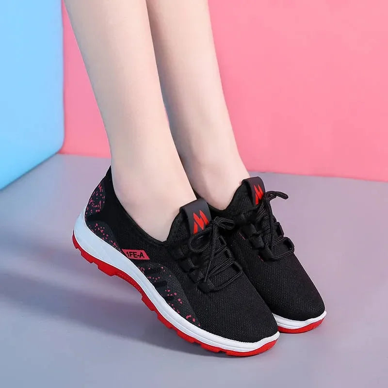 Women's Platform Sneakers – Lightweight, Breathable Mesh | Stylish, Comfortable & Durable