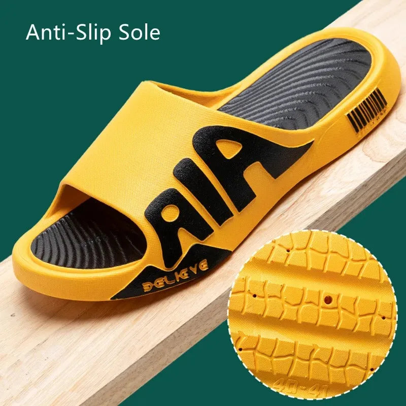 Comfortable EVA Non-Slip Slippers for Women | Soft, Thick-Sole Beach Slides