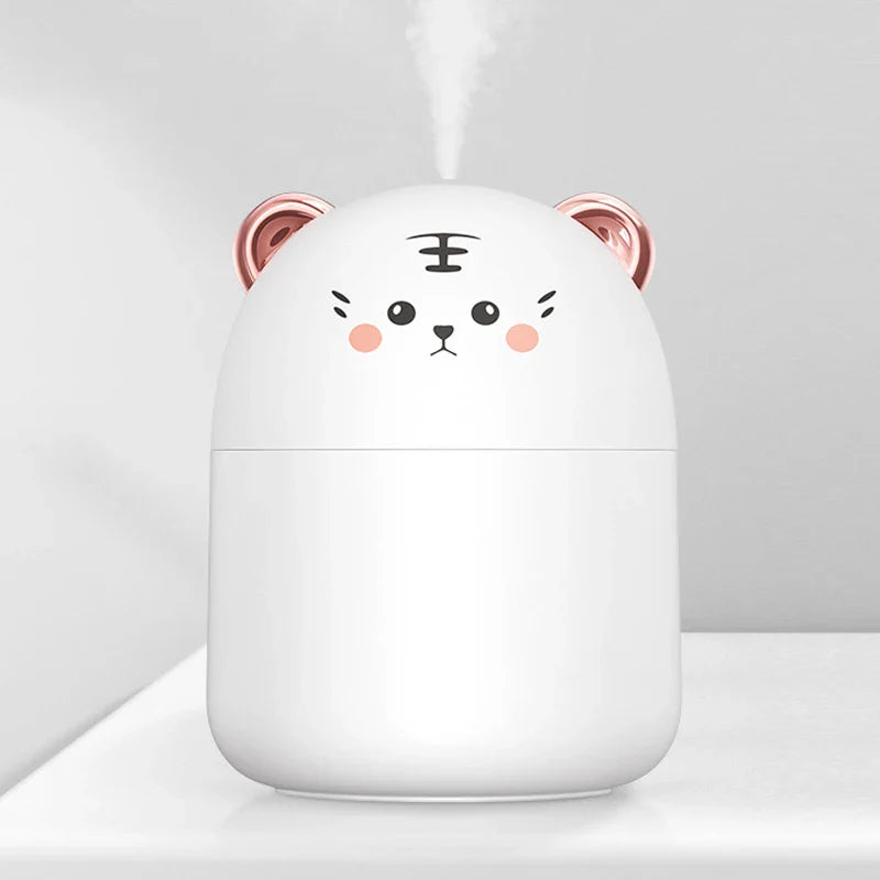 Cute Pet Humidifier – USB-Powered Mini Air Diffuser for Home, Office & Bedroom | Ultra-Quiet Cool Mist & Heavy Fog Spray