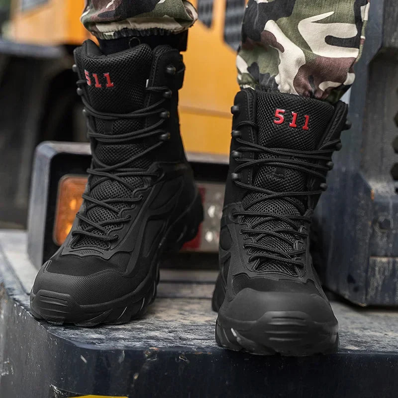 Men’s Tactical Boots – Lightweight, Durable & Non-Slip Military Combat Footwear