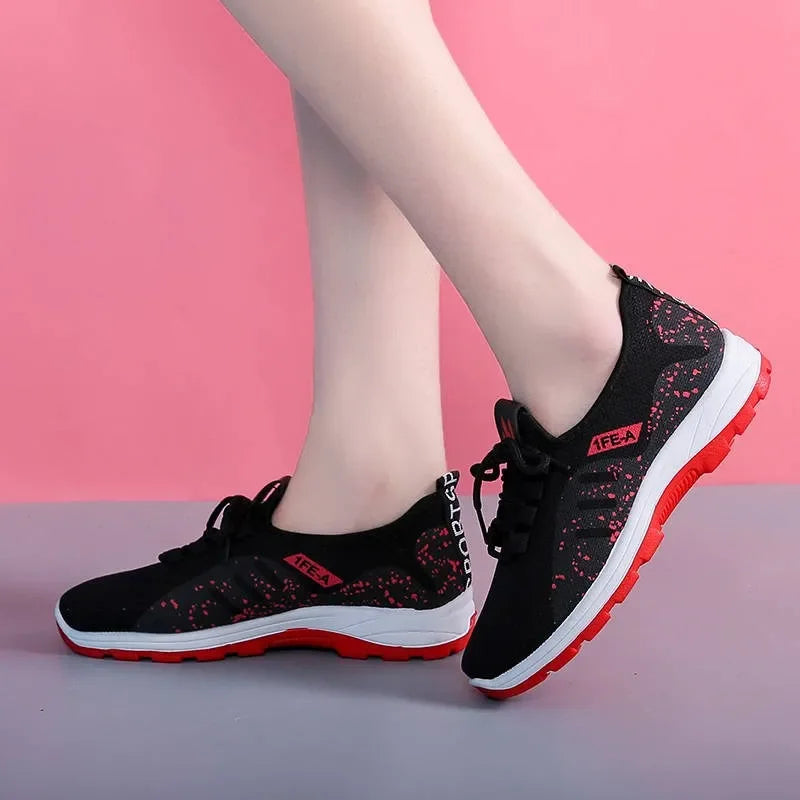 Women's Platform Sneakers – Lightweight, Breathable Mesh | Stylish, Comfortable & Durable