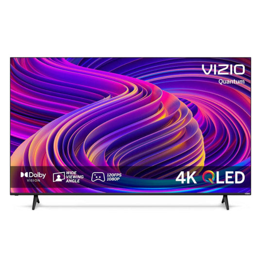 VIZIO 65" Quantum 4K QLED Smart TV – Dolby Vision, 120FPS Gaming, WiFi 6, Bluetooth, AirPlay & Chromecast