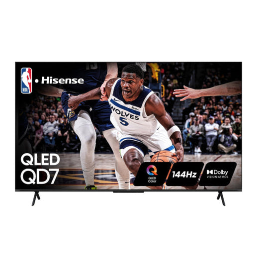 Hisense QD7 Series QLED 4K UHD Smart TV (2024) – 144Hz, Motion Rate 240, Full Array, Game Mode Pro & Alexa