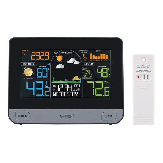 Professional Wireless Weather Station with Atomic Time and Date