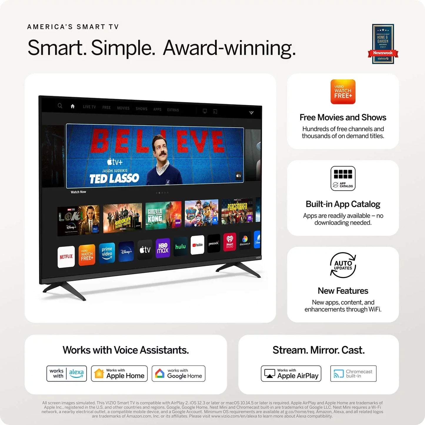 VIZIO 40" Class D-Series FHD LED Smart TV